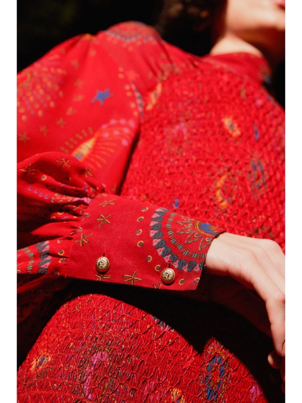 NEW Farm Rio Mystic Night Dress Mystic Night Red Medium - Picture 7 of 17